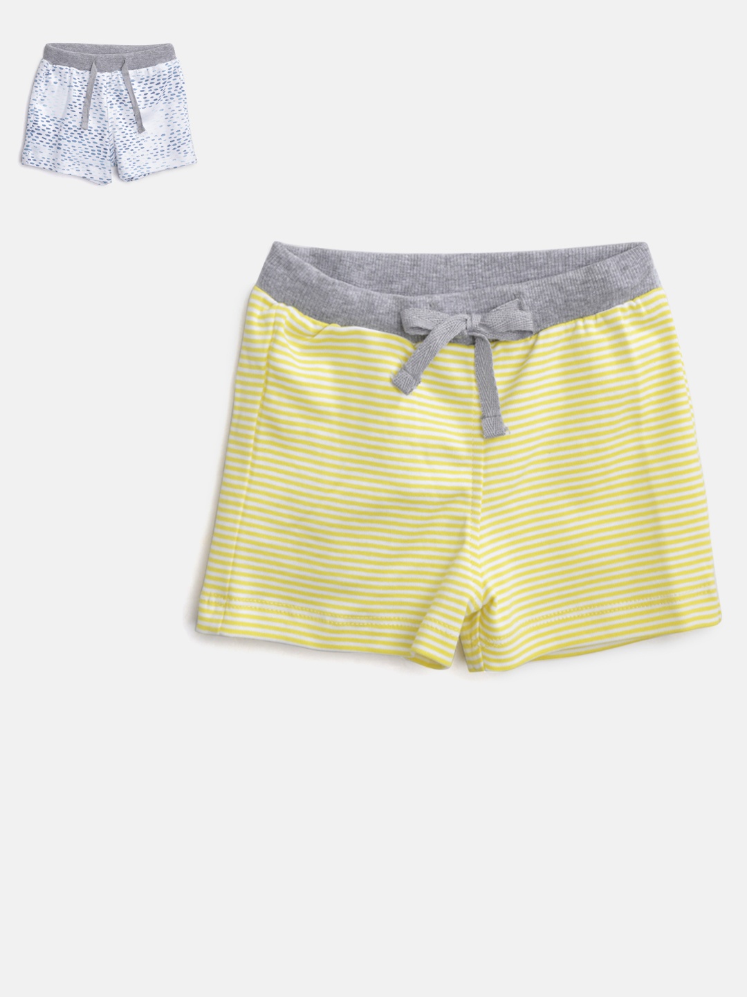 

Gini and Jony Boys Set of 2 Regular Shorts, Yellow