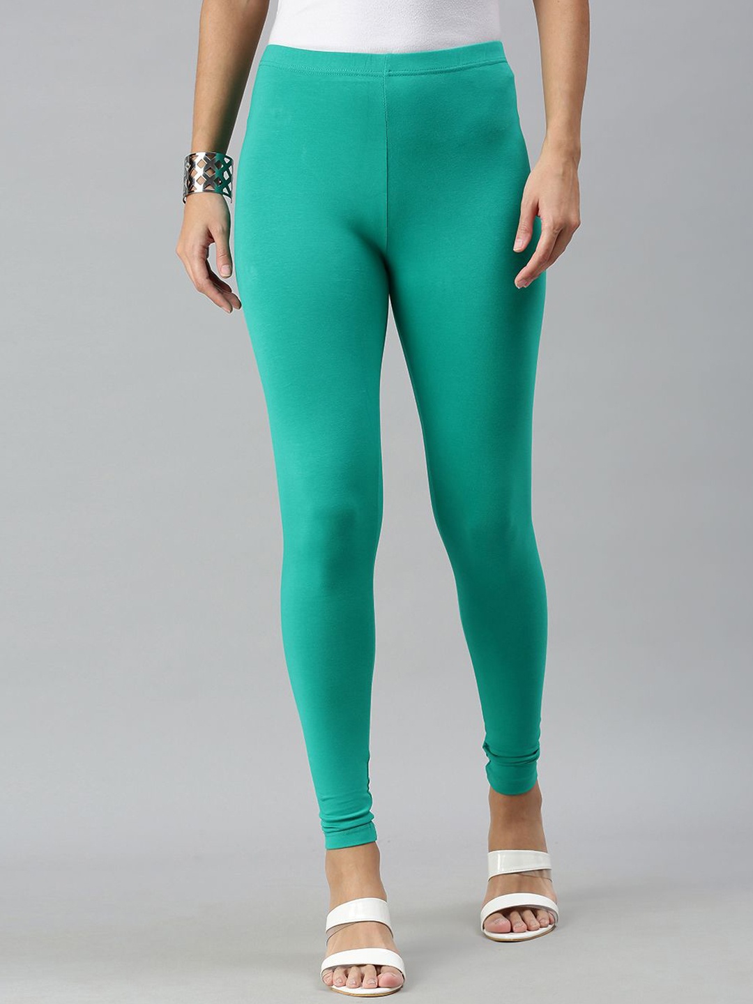 

De Moza Ankle Length Leggings, Green