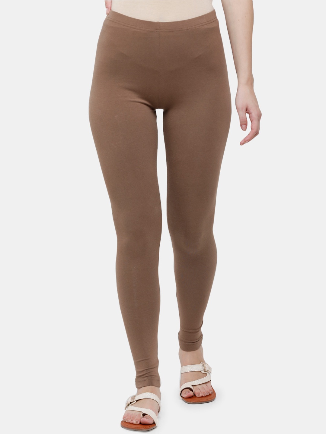 

De Moza Ankle Length Leggings, Brown