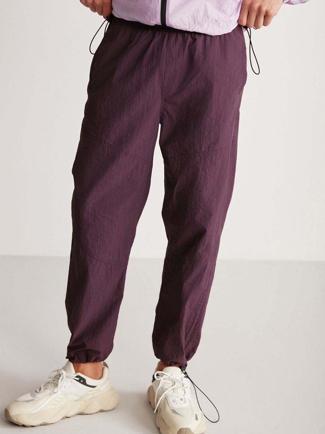

GRIMELANGE Men Mid-Rise Flat-Front Joggers Trouser, Na
