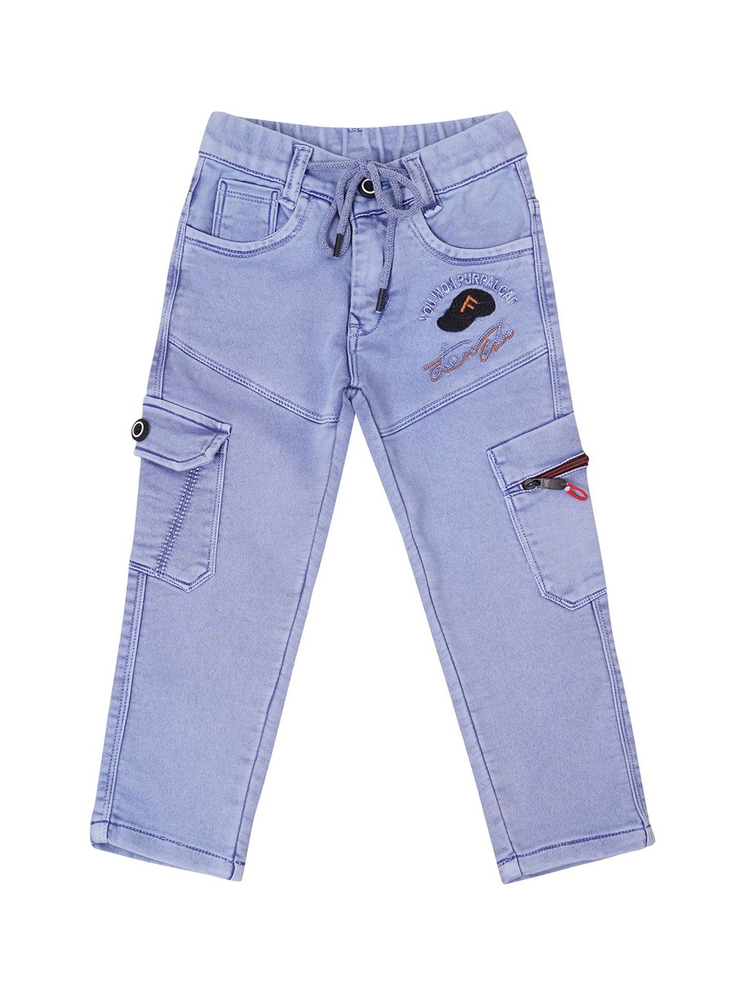 

BAESD Boys Comfort Stretchable Cargo Jeans, Blue