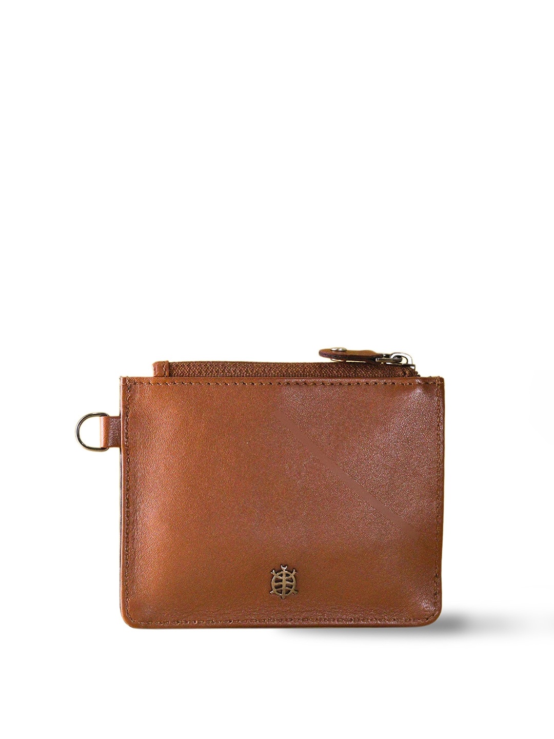 

Tortoise Unisex Genuine Leather Card Holder, Tan