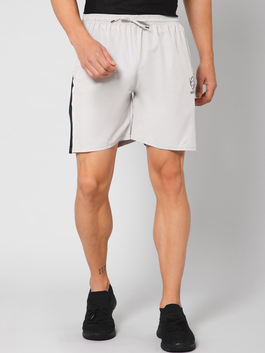 

GIYSI Men Sports Mid-Rise Fit Shorts, Grey