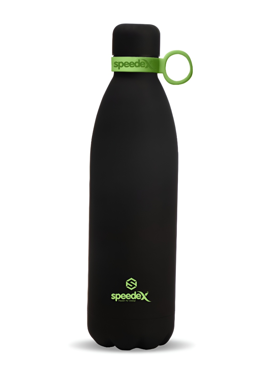 

Speedex Black & Green Stainless Steel Solid Double Wall Vacuum Water Bottle 1ltr
