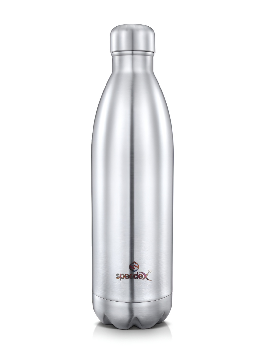 

Speedex Silver-Toned Stainless Steel Solid Double Wall Vacuum Water Bottle 1ltr