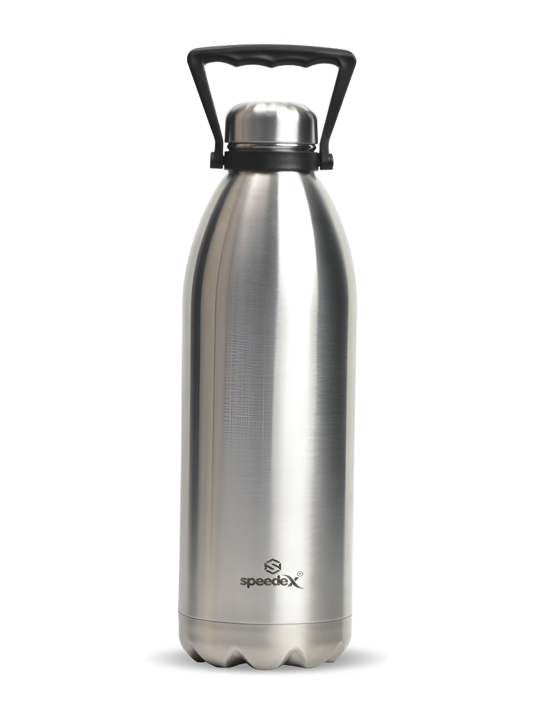

Speedex Silver-Toned Stainless Steel Solid Double Wall Vacuum Water Bottle 1.8 ltr