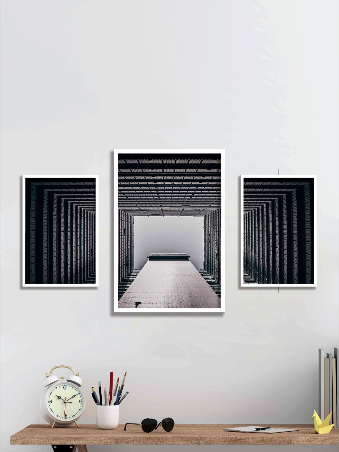 

Aura Black & Grey 3 Pieces Wall Arts