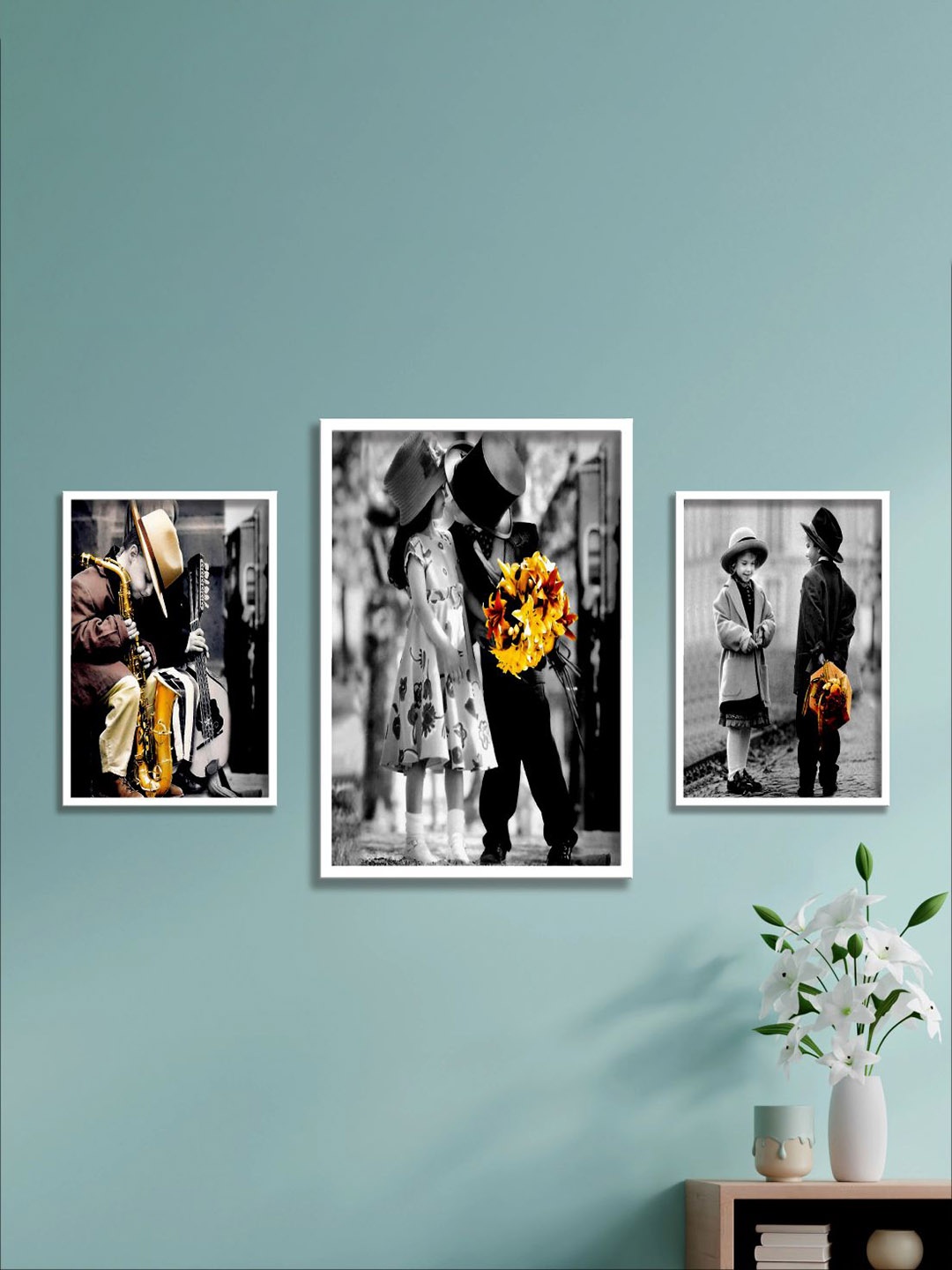 

Aura White & Grey 3 Pieces Wall Art