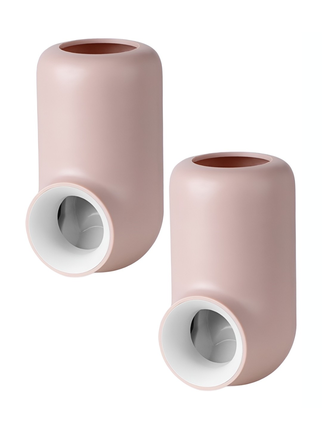 

P-Plus International Pink & White 2 Piece Automatic Toothpaste Dispenser