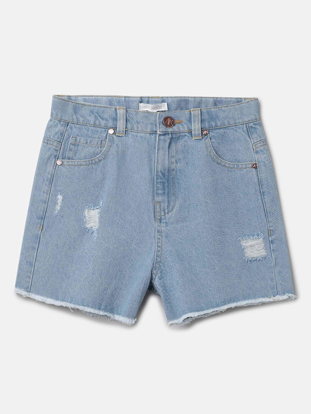 

Angel & Rocket Girls Slim Fit Denim Shorts, Blue