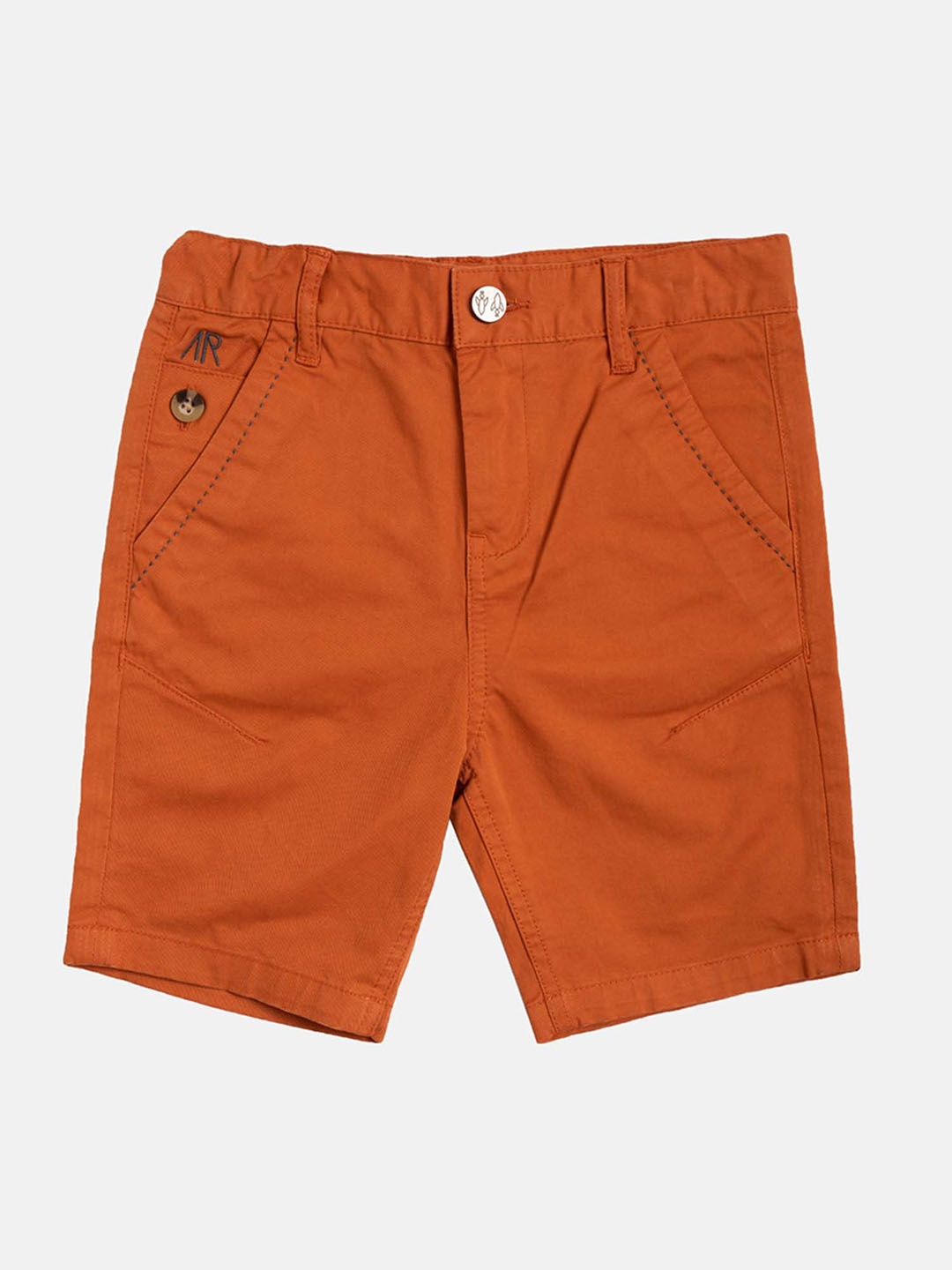 

Angel & Rocket Boys Slim Fit Chino Shorts, Rust