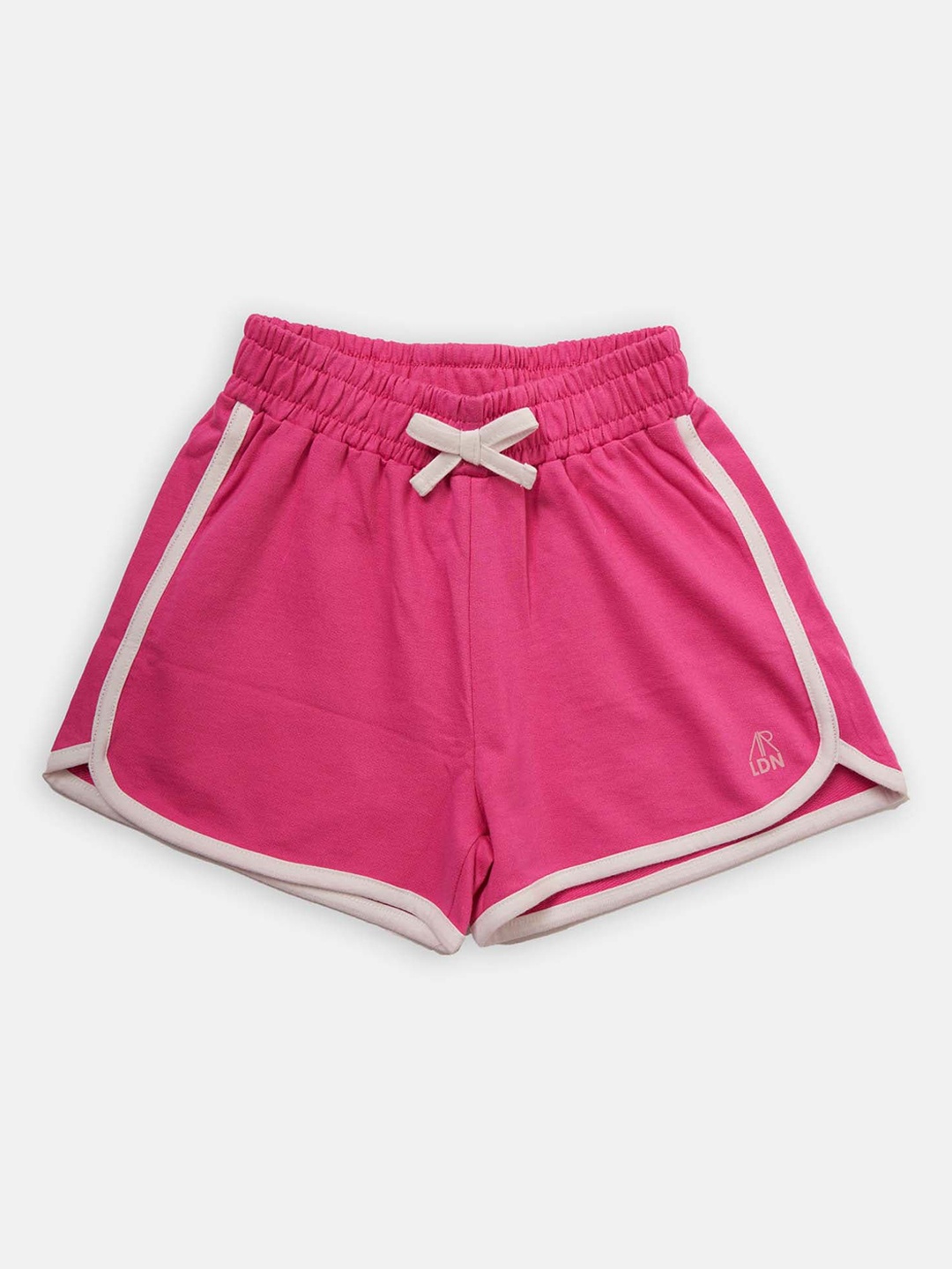 

Angel & Rocket Girls Mid-Rise Slim Fit Cotton Regular Shorts, Pink