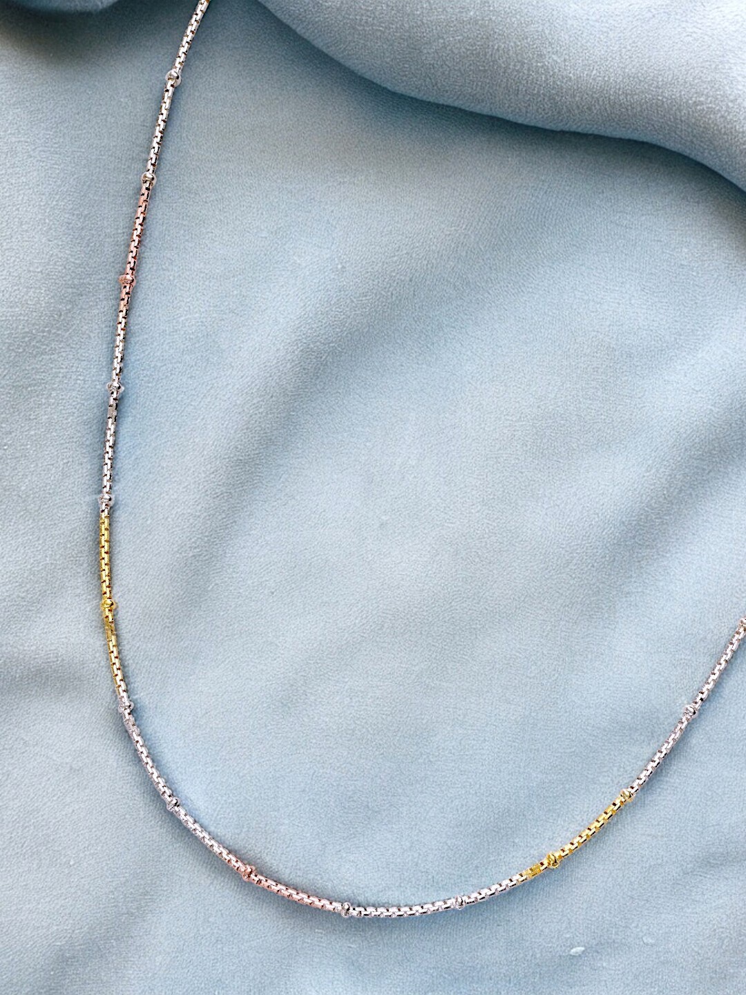 

Taraash 925 Sterling Silver Rhodium-Plated Chain