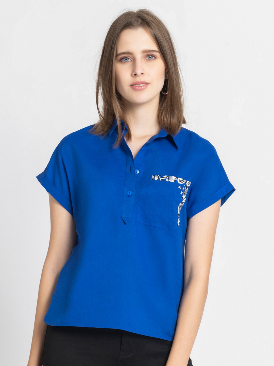 

SHAYE Cotton Top, Blue