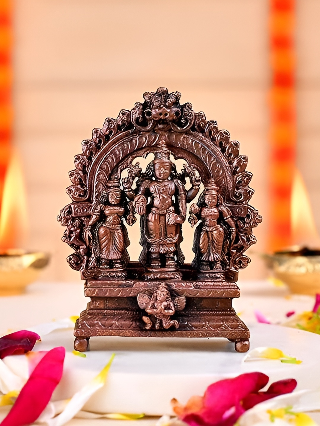

Aura Copper-Toned Copper Religious Idol Showpiece