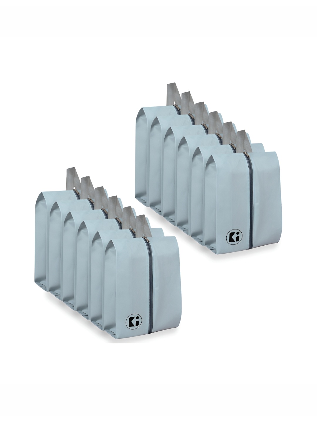 

Kuber Industries Grey 12 Pieces Regular Multi-Utility Organiser
