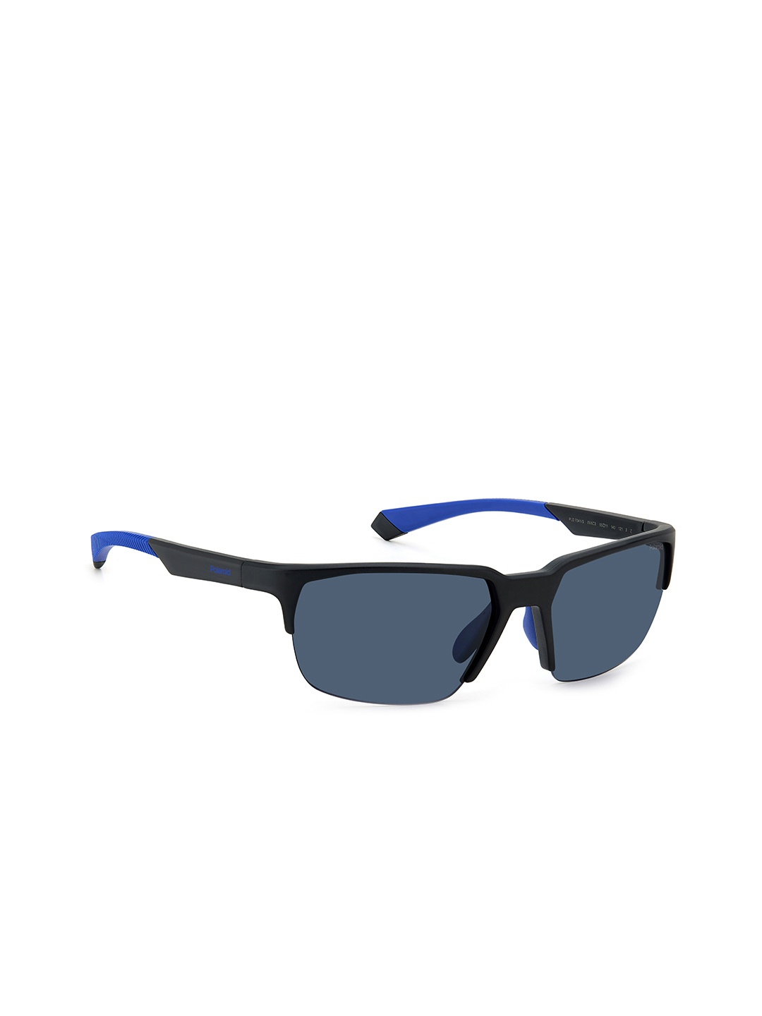 

Polaroid Unisex Square Sunglasses with UV Protected Lens, Blue