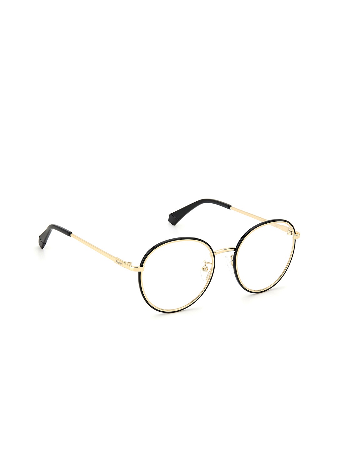 

Polaroid Women Round Sunglasses with UV Protected Lens, Transparent