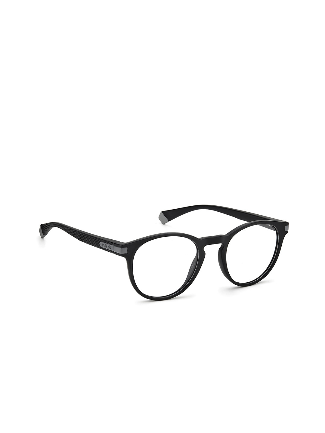 

Polaroid Unisex Round Sunglasses with UV Protected Lens, Transparent