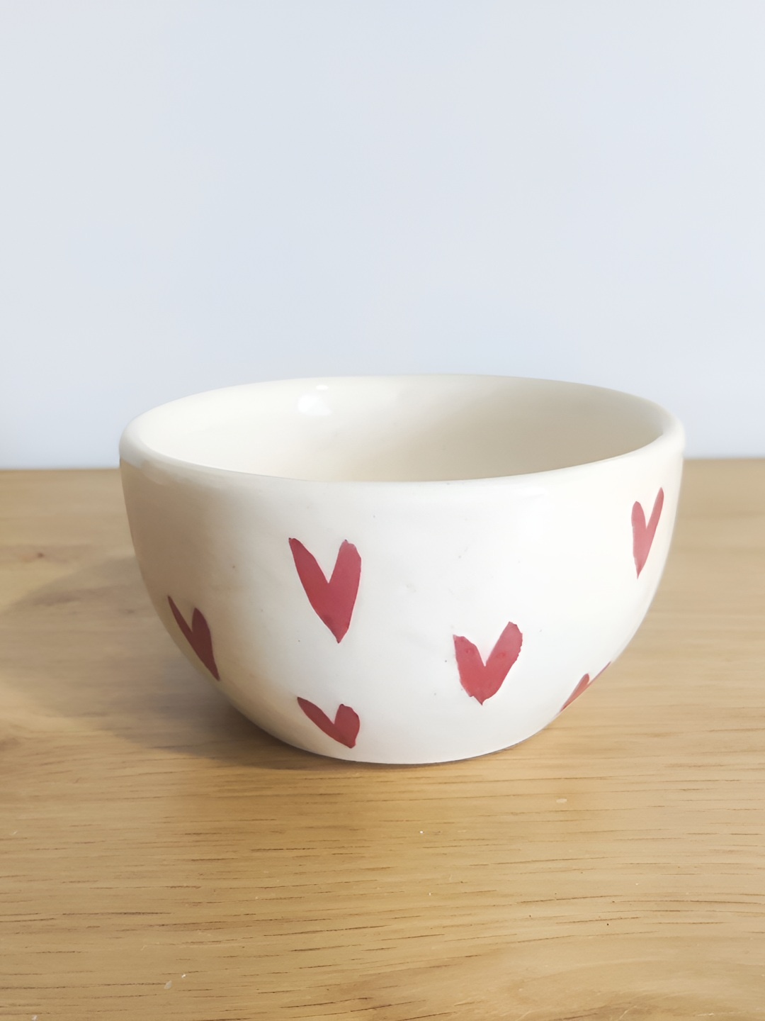 

One Posh Home Red 2 Pieces Printed Dishwasher & Microwave Safe Glossy Serving Bowl 250 ml