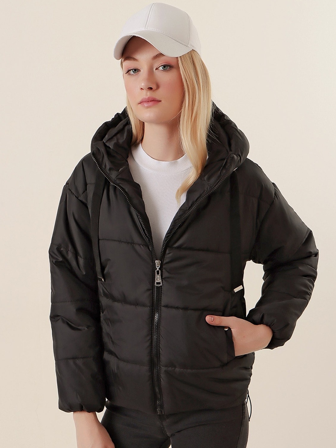 

BIGDART Hooded Padded Jacket, Black