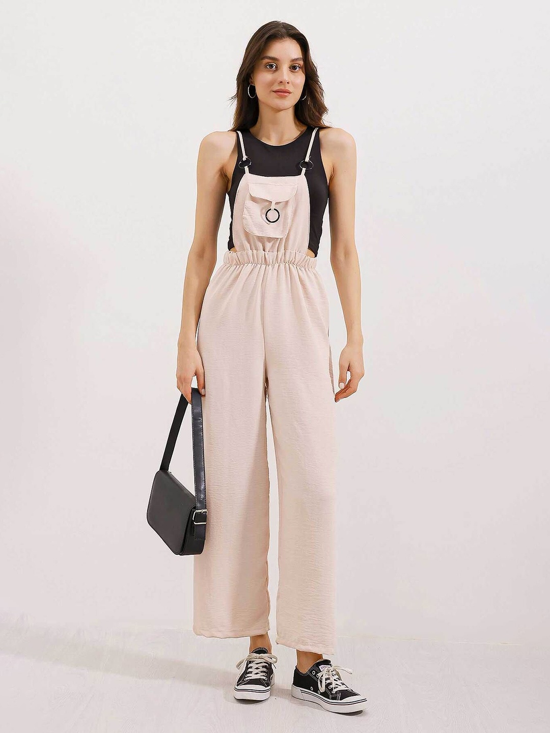 

BIGDART Sleeveless Basic Jumpsuit, Pink