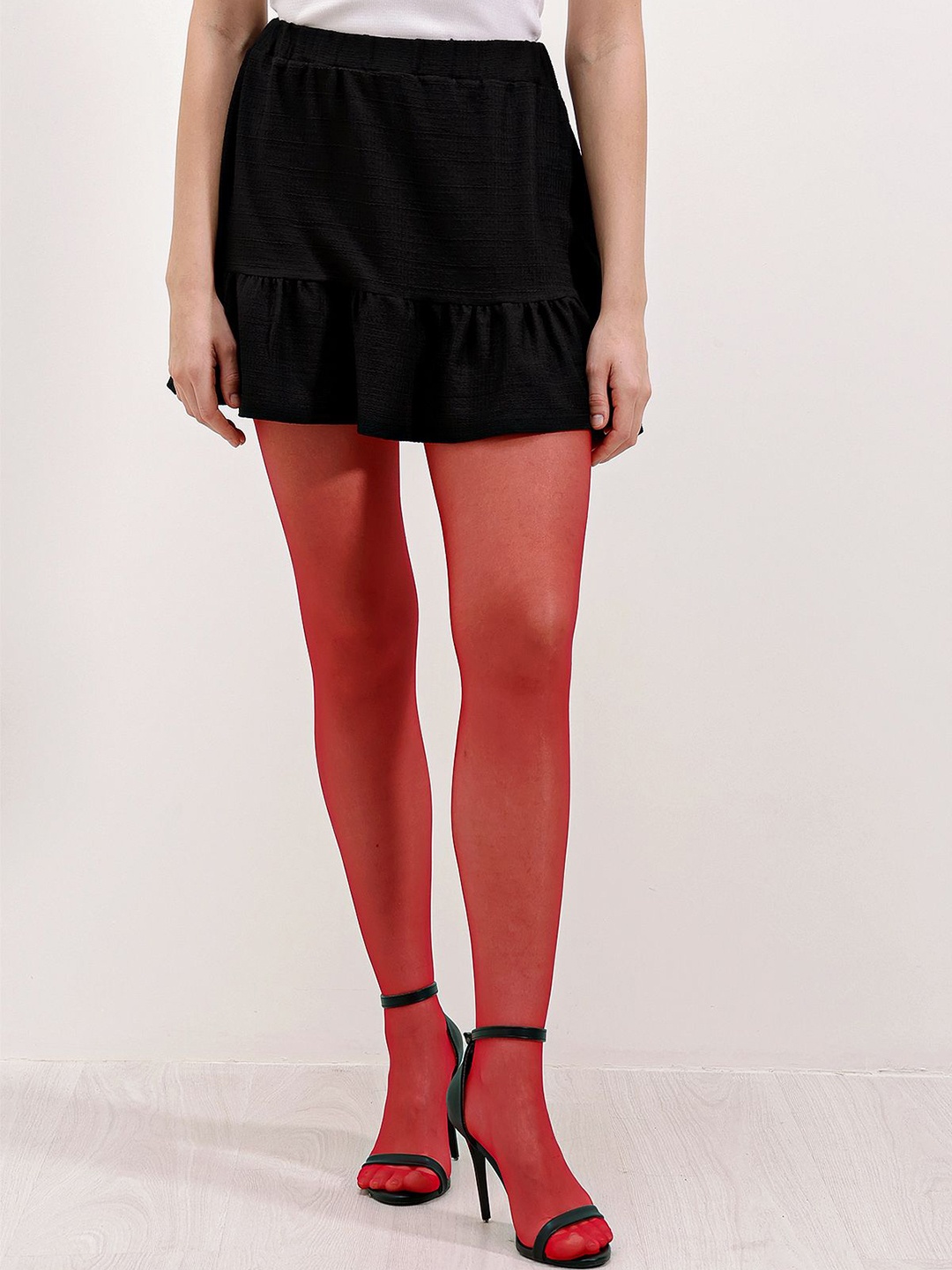 

BIGDART A-Line Mini Skirts, Black