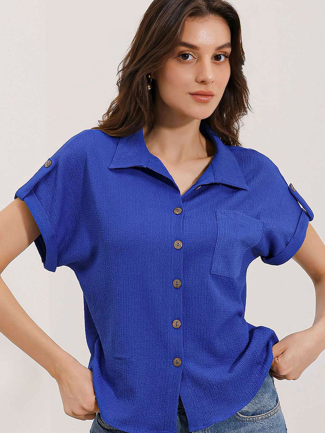 

BIGDART Women Opaque Casual Shirt, Na