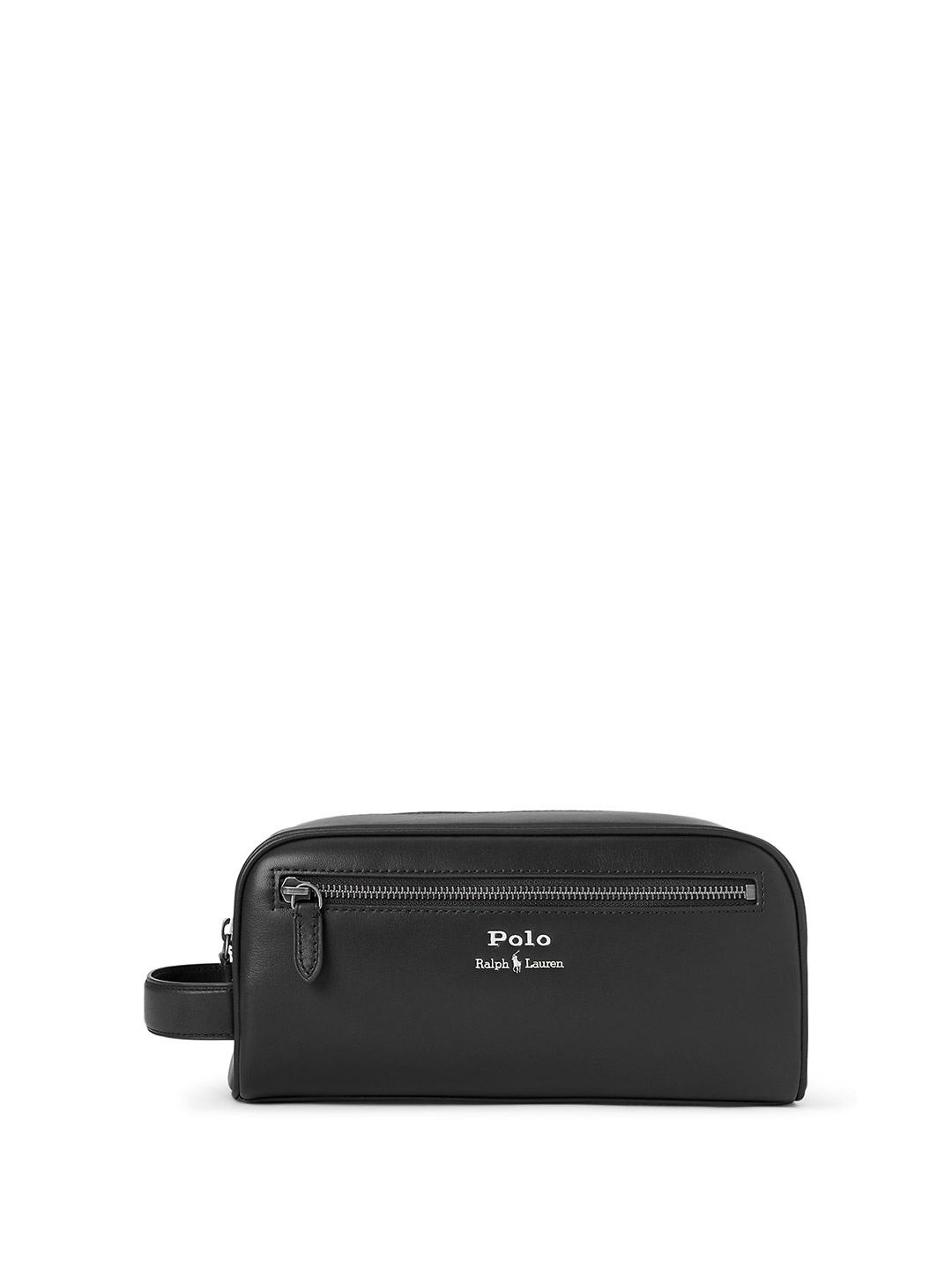 

Polo Ralph Lauren Men Leather Travel Pouch, Black