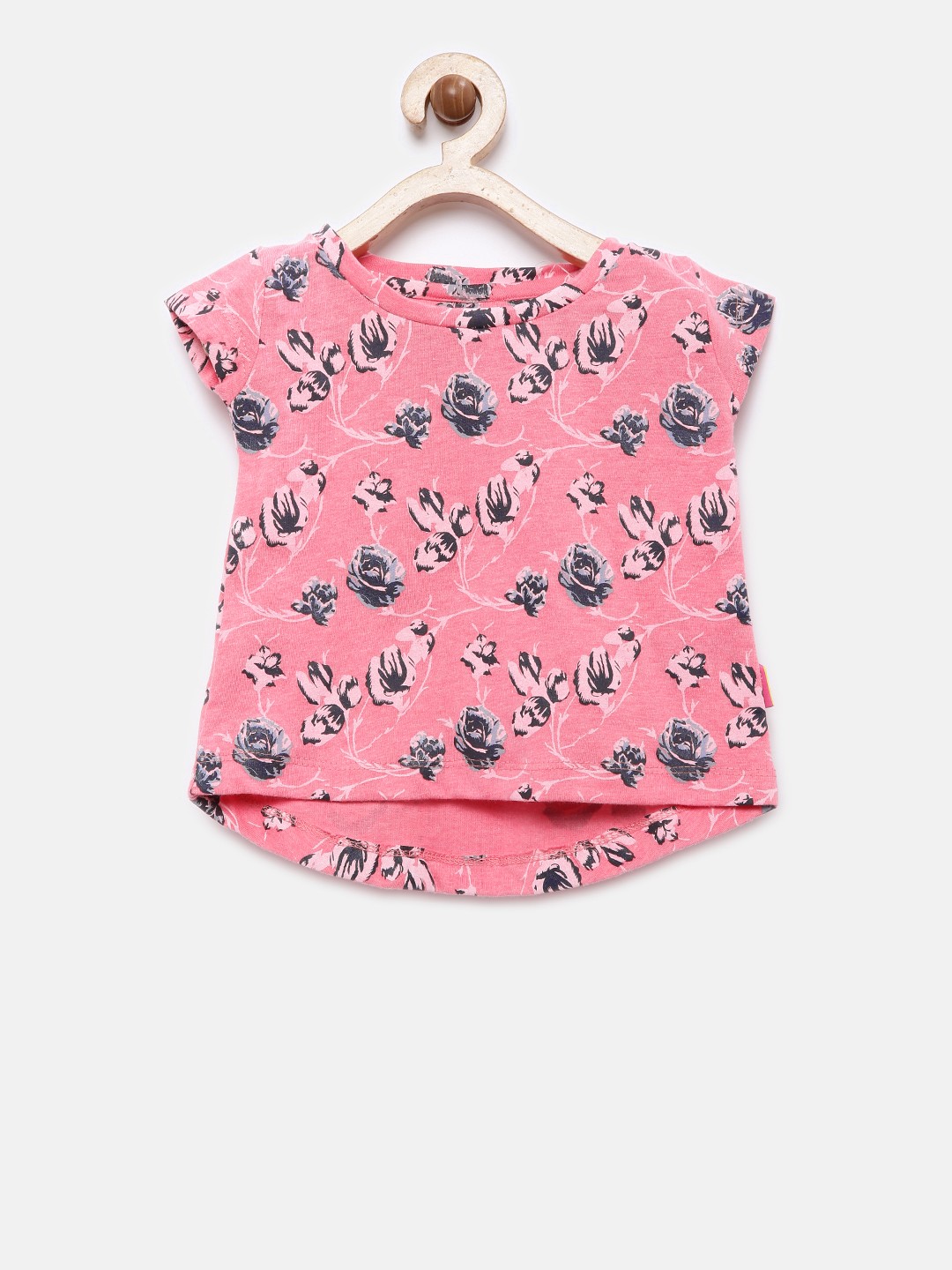 

Gini and Jony Girls Pink Printed Top