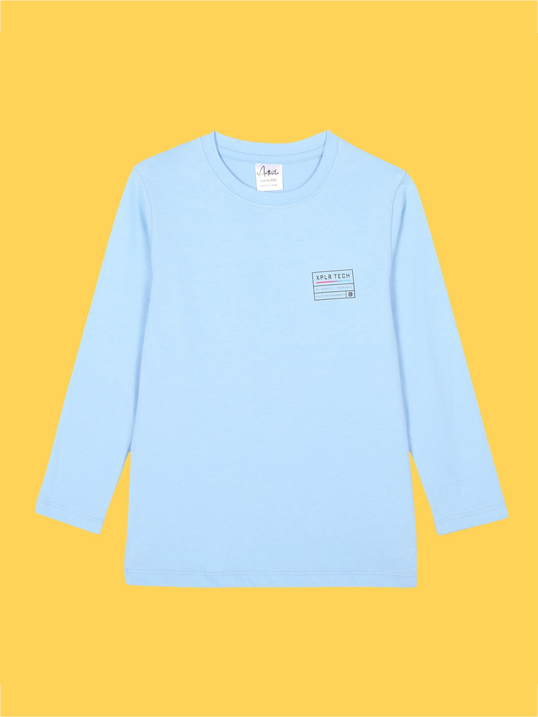 

Anthrilo Boys Round Neck Cotton Regular T-shirt, Blue