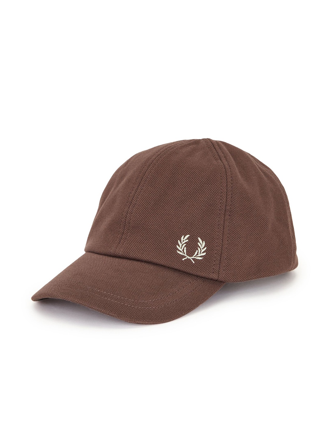 

Fred Perry Men Embroidered Cotton Baseball Cap, Brown