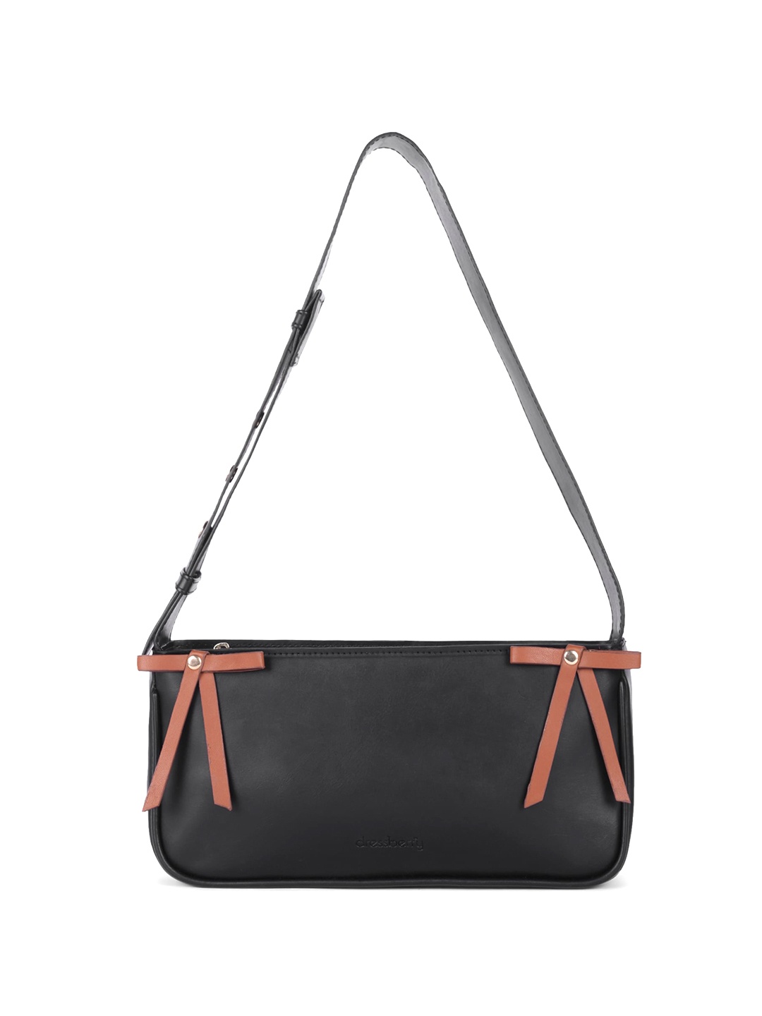 

DressBerry Black Structured Shoulder Bag