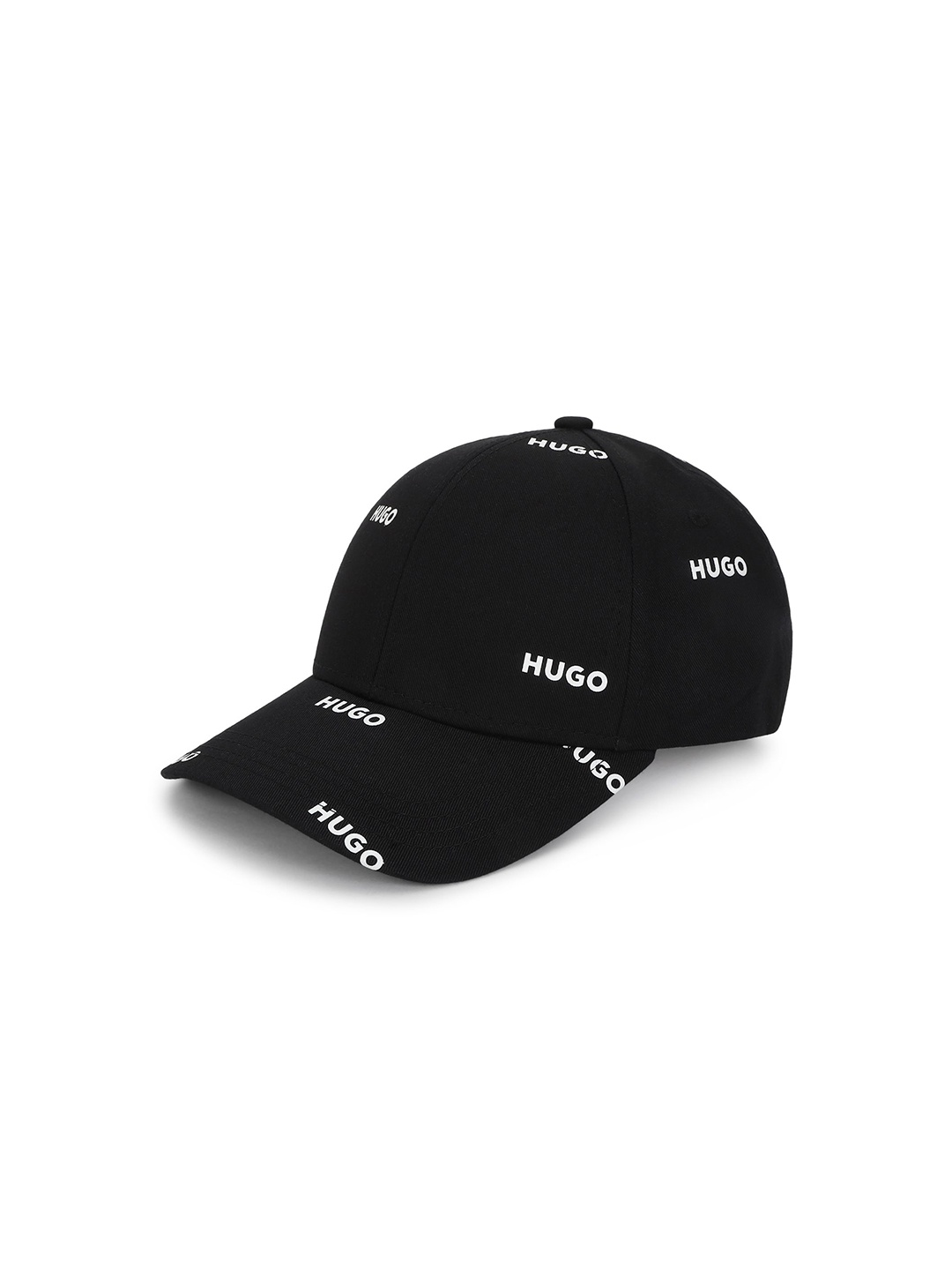 

HUGO Men Printed Cotton Baseball Cap, Black
