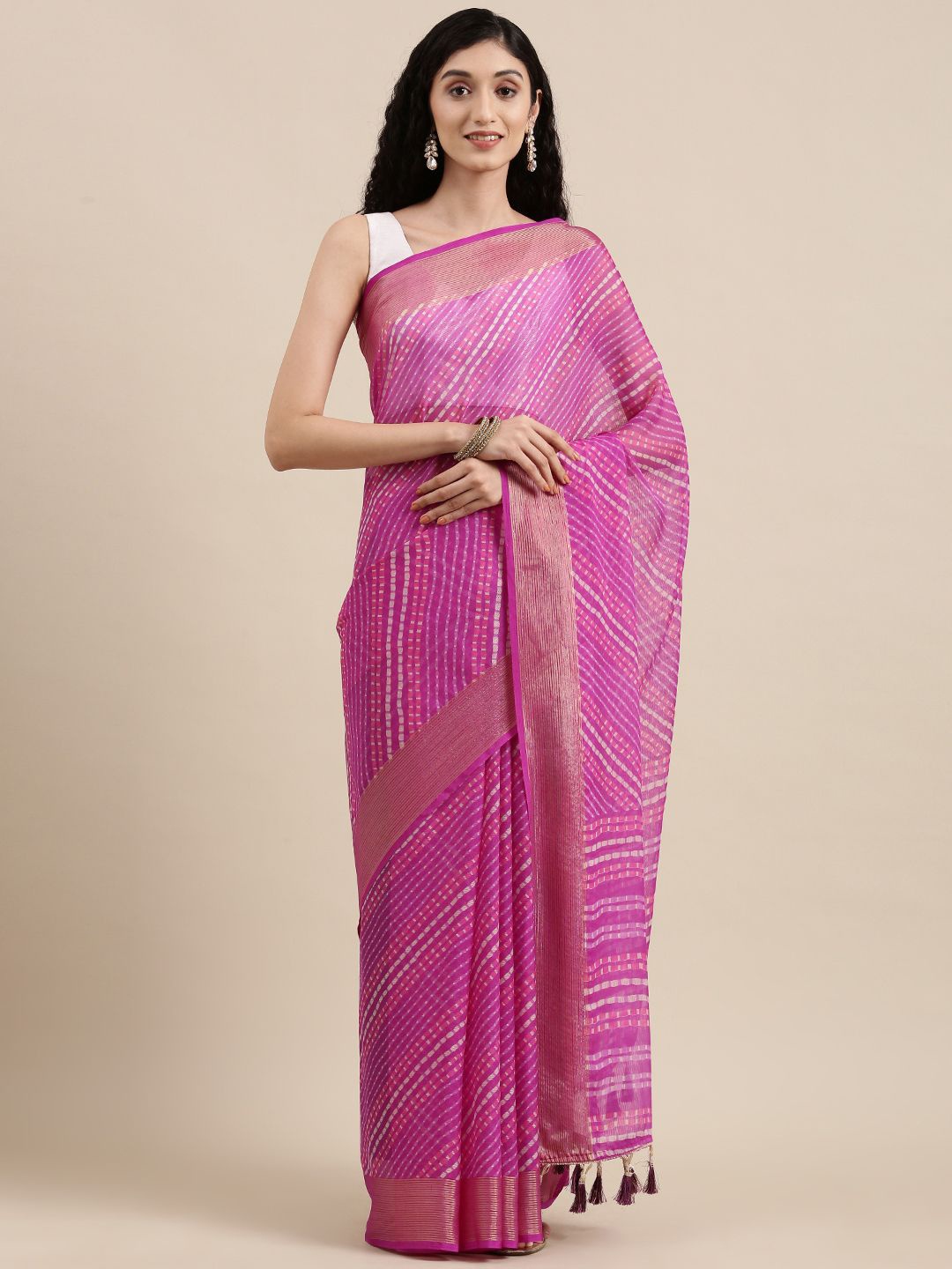 

Ishin Saree, Purple