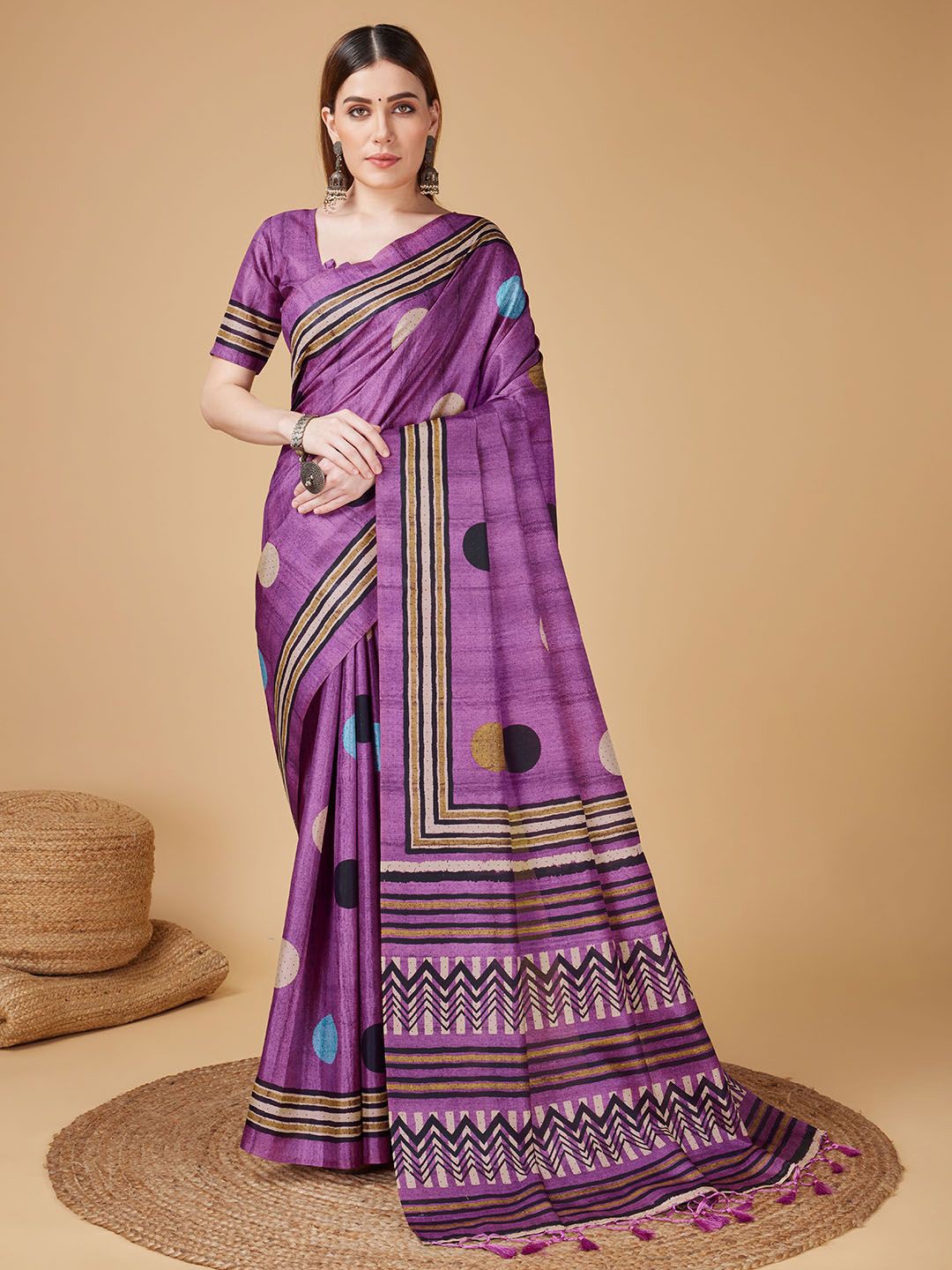 

Ishin Sambalpuri Saree, Purple