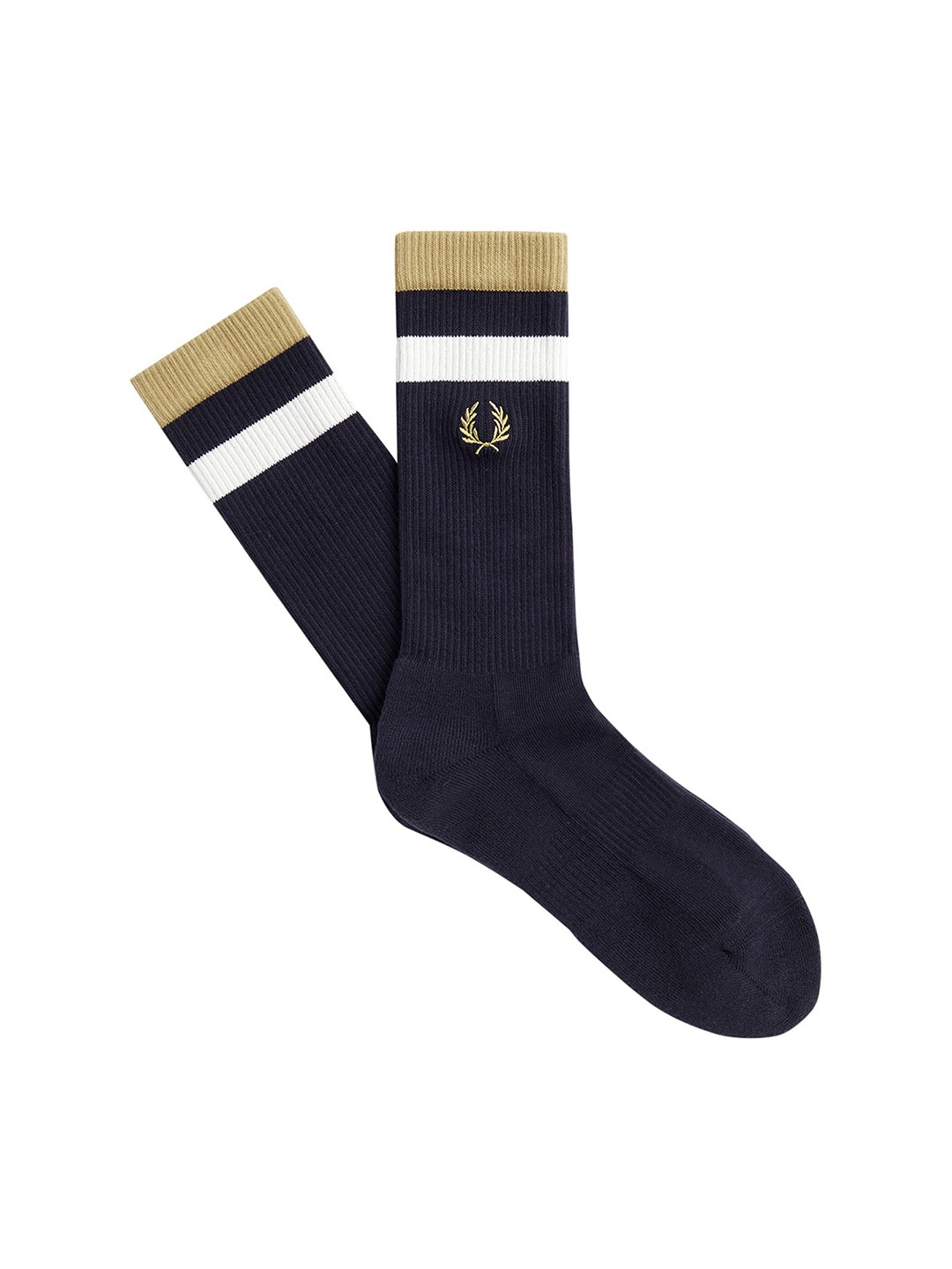 

Fred Perry Men Cotton Tipped Towelling Socks, Navy blue