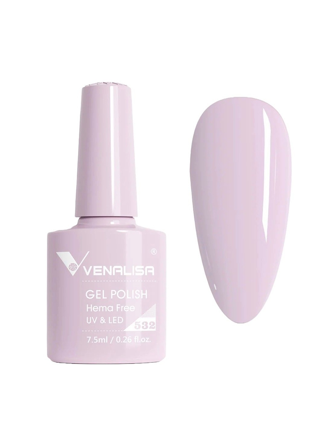 

VENALISA Upgraded Formula Hema Free Soak-Off UV & LED Gel Nail Polish 7.5 ml - VIP5-532, Lavender