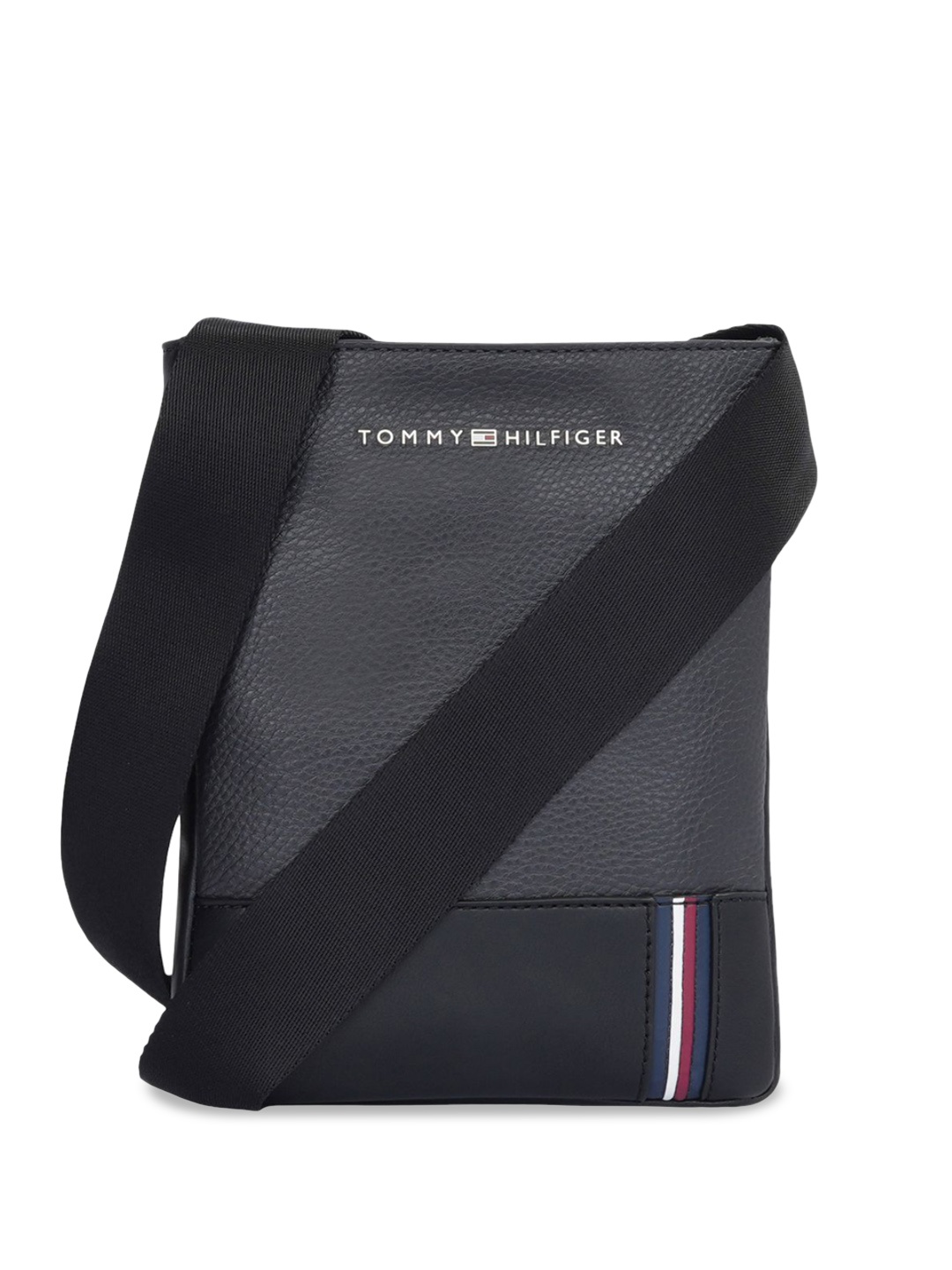 

Tommy Hilfiger Structured Sling Bag, Grey