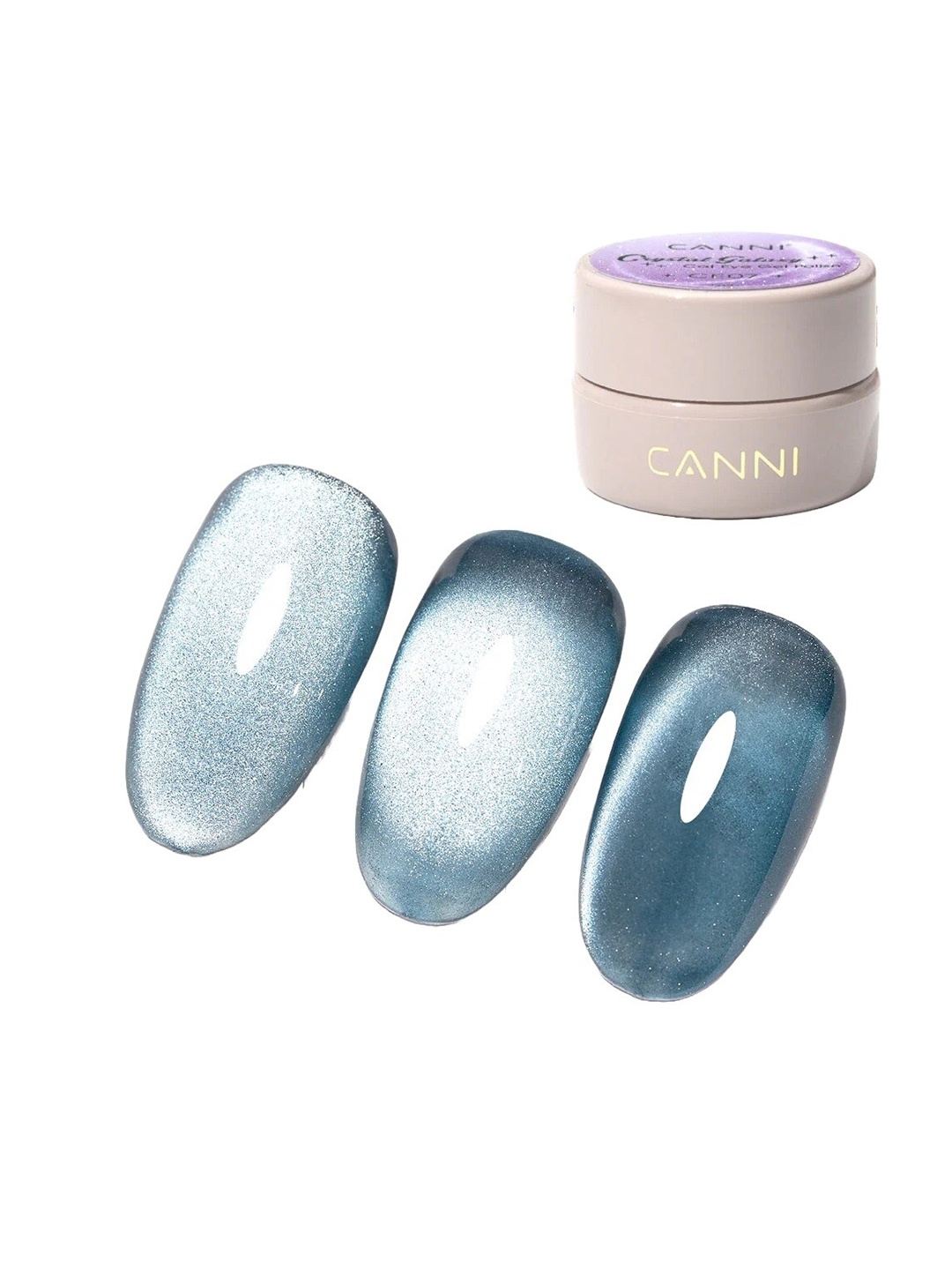 

CANNI Crystal Galaxy Cat Eye Long Wearing Gel Nail Polish 5 ml - Shade CE03, Teal