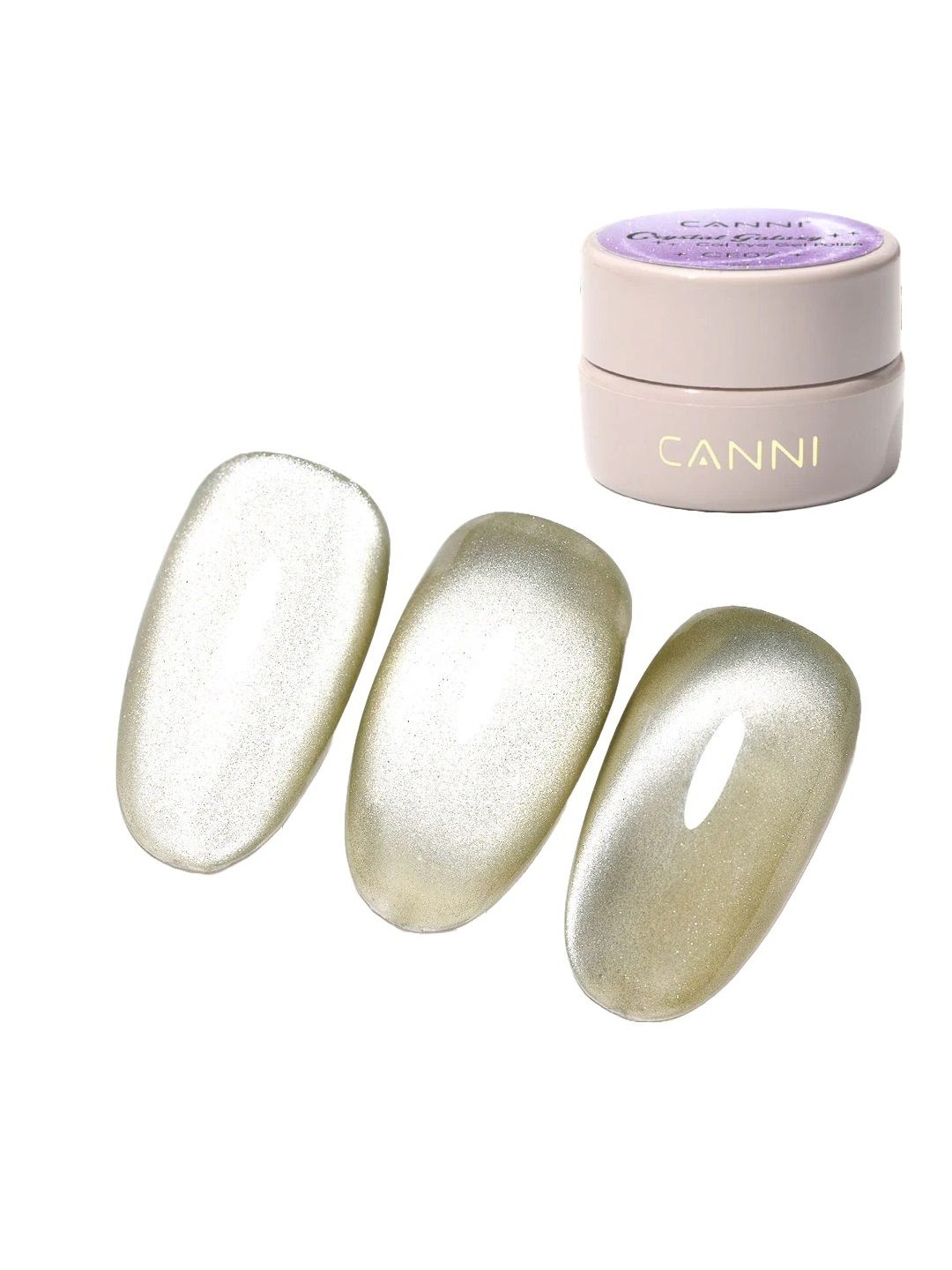 

CANNI Crystal Galaxy Cat Eye Gel Nail Polish - 5ml - Shade CE01, Green