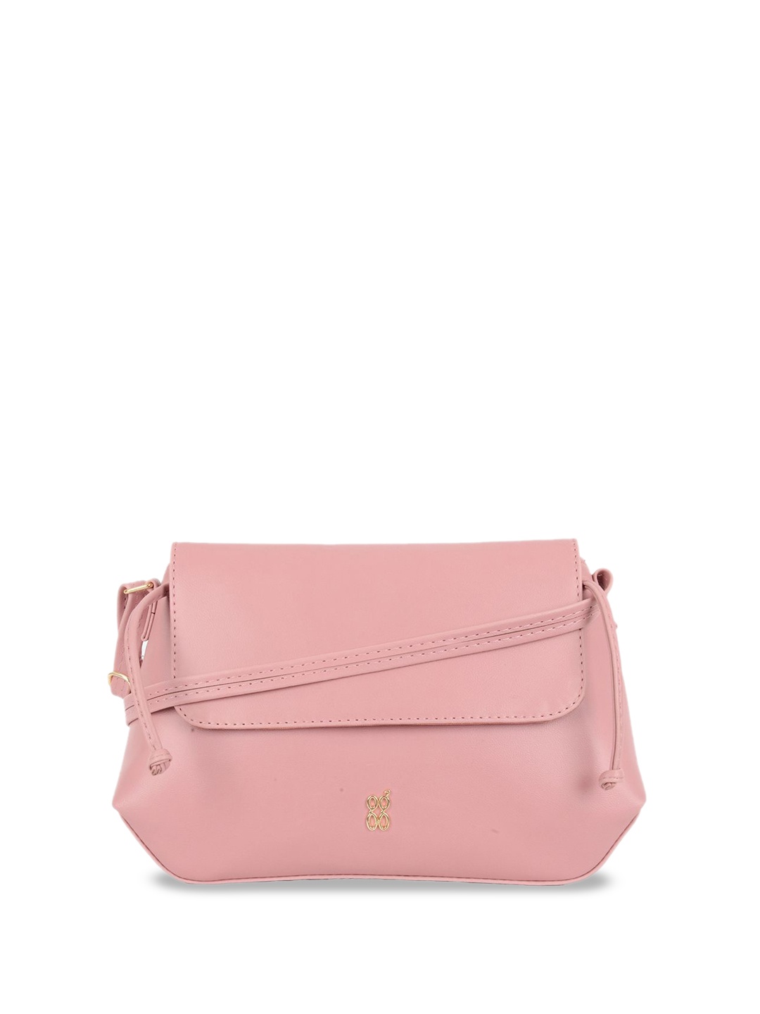 

Baggit Structured Sling Bag, Pink