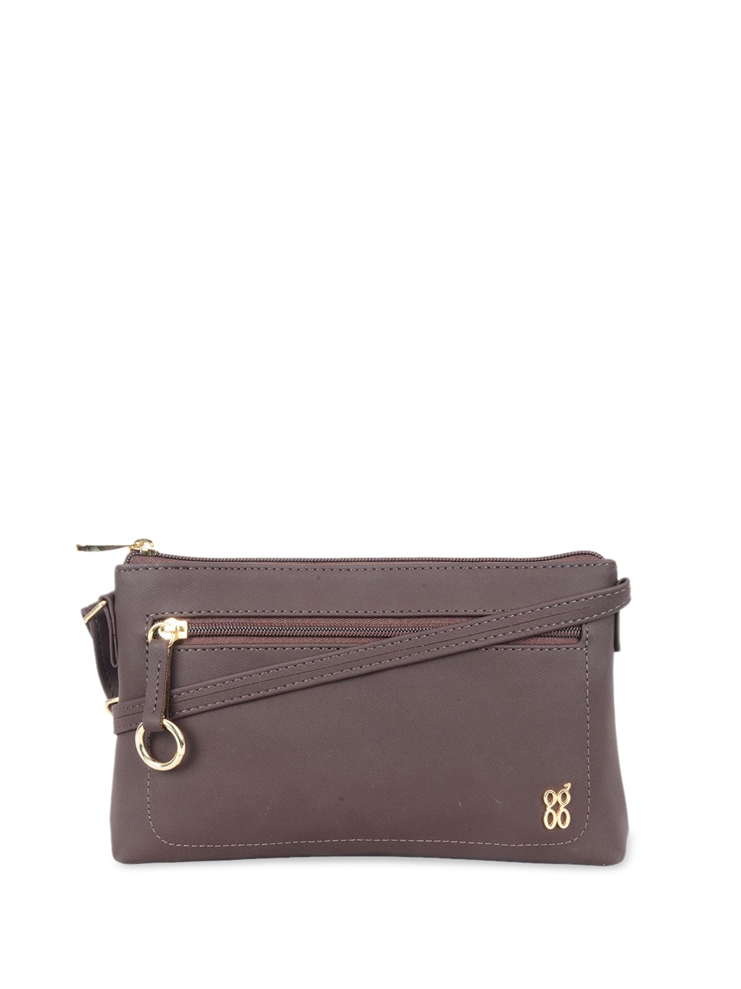 

Baggit Lpxe Saffron S Durango Structured Sling Bag, Brown