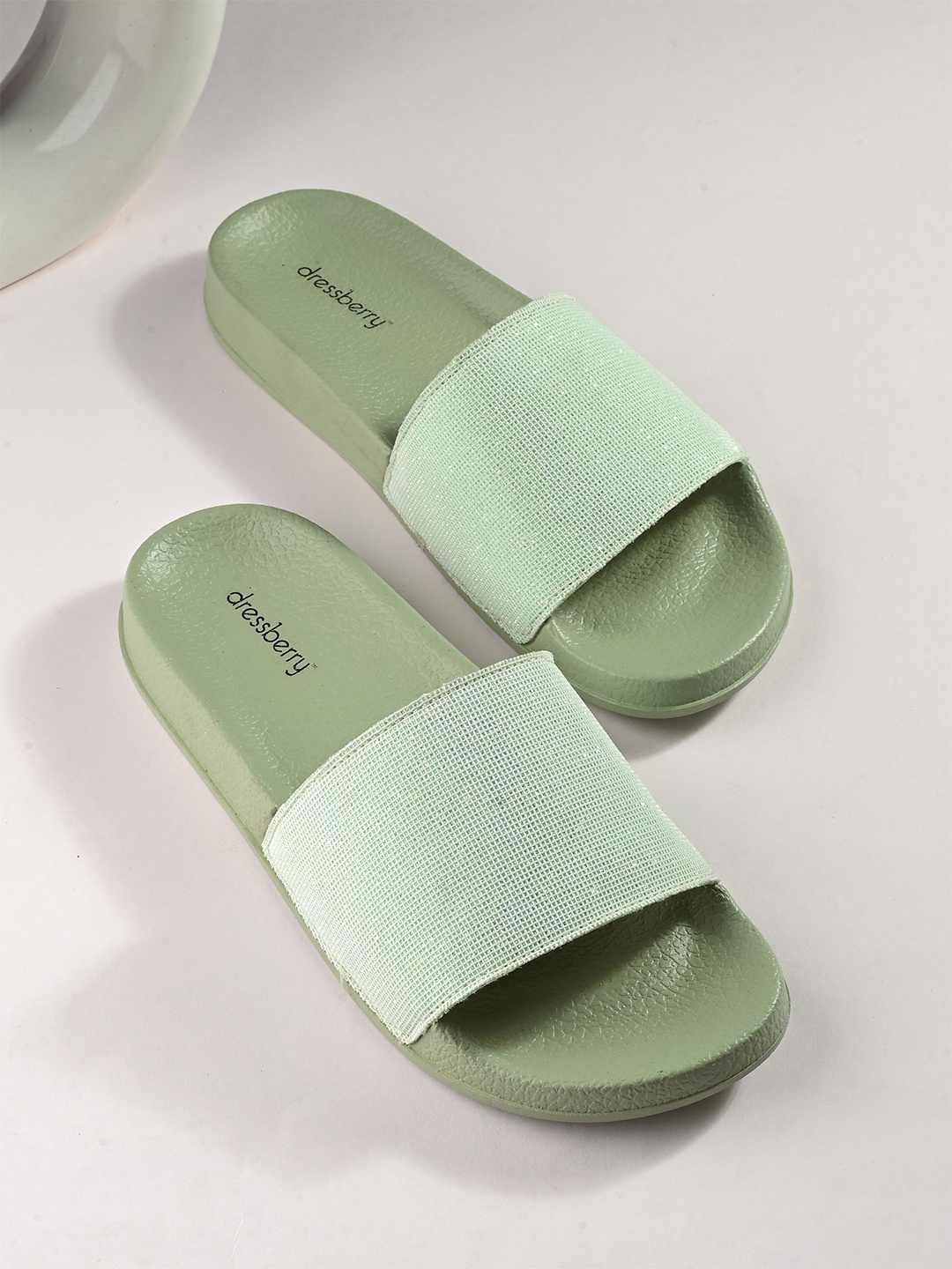 

DressBerry Women Sliders, Green