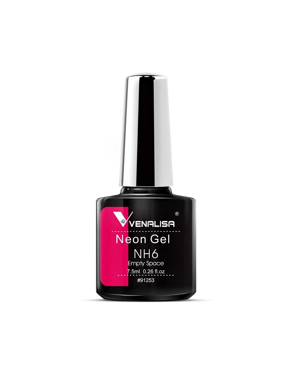 

VENALISA Set of 6 Neon Soak-Off UV & LED Gel Nail Polish - 7.5ml Each, Multi
