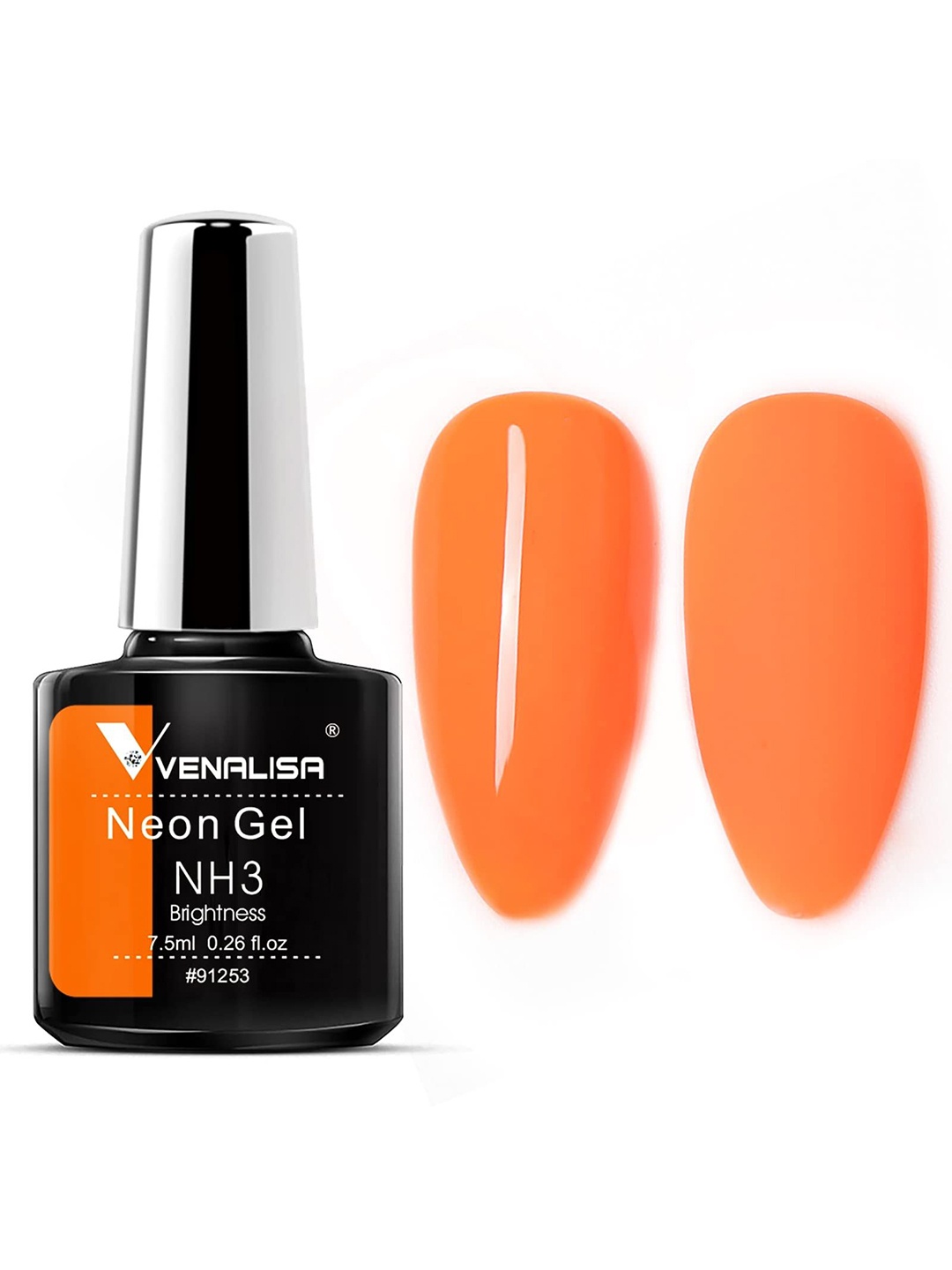 

VENALISA Neon UV Gel Nail Polish - 7.5ml - NH03, Orange