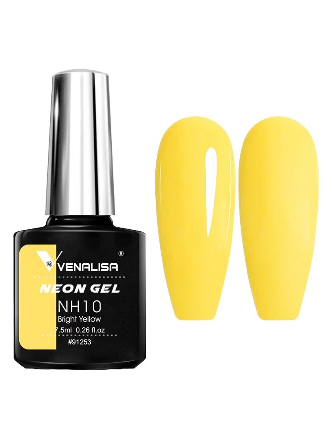 

VENALISA Upgraded Formula Hema Free Soak-Off UV & LED Gel Nail Polish 7.5 ml - NH10, Yellow