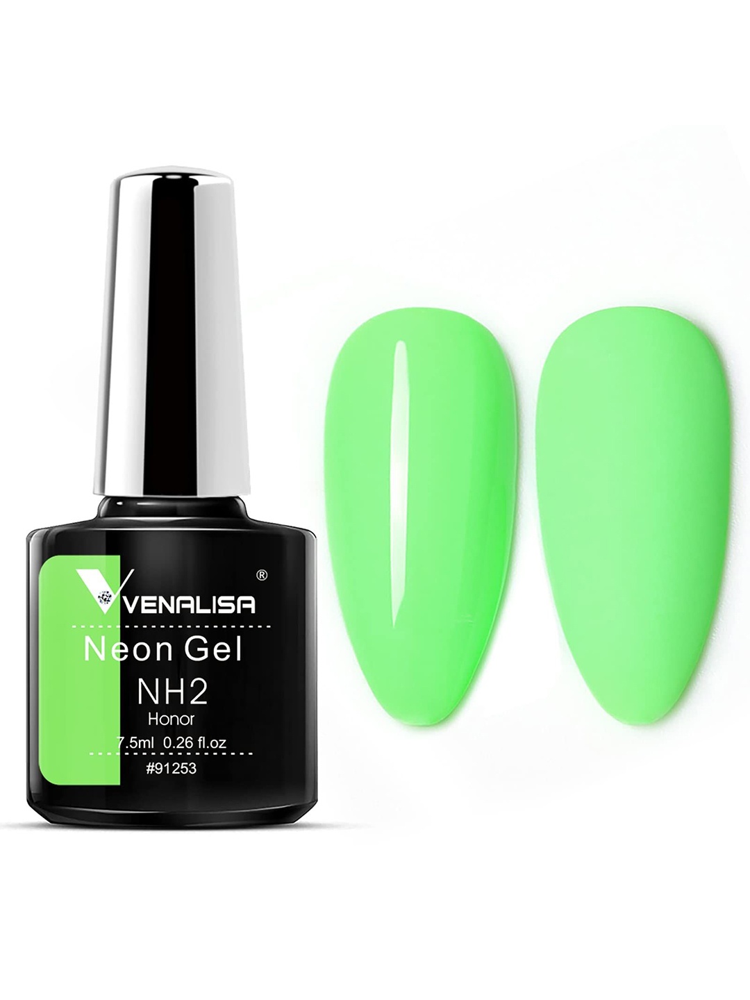 

VENALISA Upgraded Formula Hema Free Soak-Off UV & LED Gel Nail Polish 7.5 ml - NH02, Green