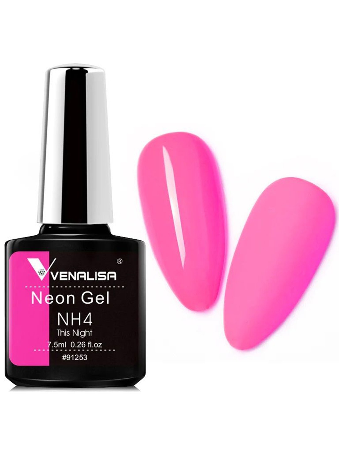 

VENALISA Upgraded Formula Hema Free Soak-Off UV & LED Gel Nail Polish 7.5 ml - NH04, Fuchsia