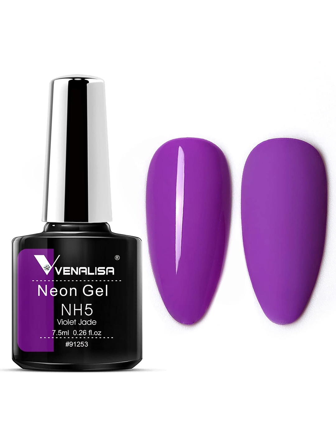 

VENALISA Upgraded Formula Hema Free Soak-Off UV & LED Gel Nail Polish 7.5 ml - NH05, Purple